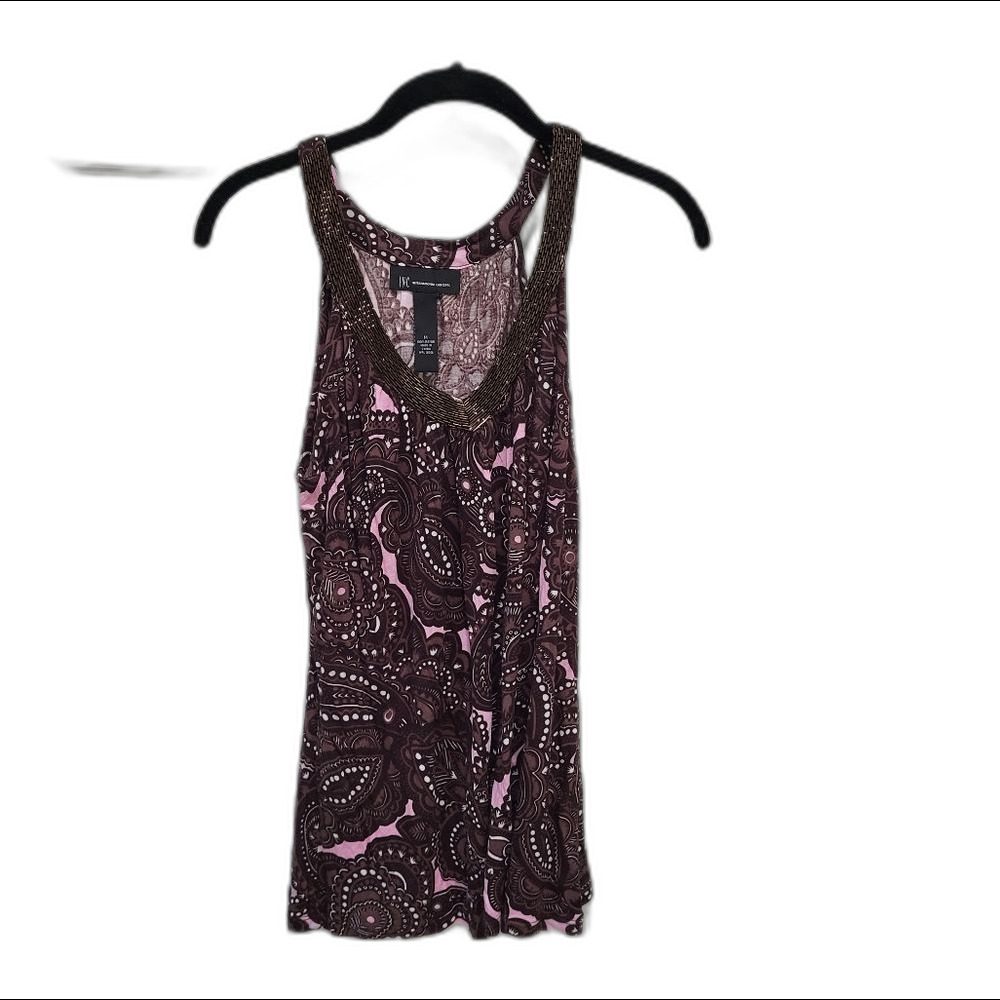 NEW Embellished V Neckline Top  Medium